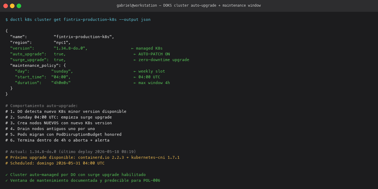 DOKS auto-upgrade config
